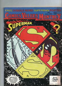 VINTAGE 1993 Comic Values Monthly #82 Attic Books Superman