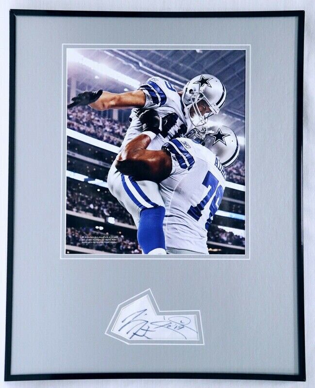 Miles Austin Signed Framed 16x20 Photo Display Cowboys