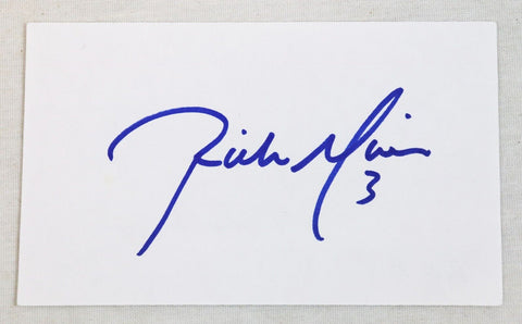 Rick Mirer Signed 3x5 Index Card Seahawks Notre Dame