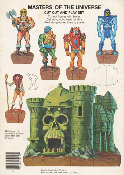 VINTAGE 1982 Whitman Masters of the Universe Sticker Fun Book Complete