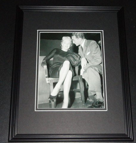 Marilyn Monroe & Irving Stein in court Framed 11x14 Photo Display