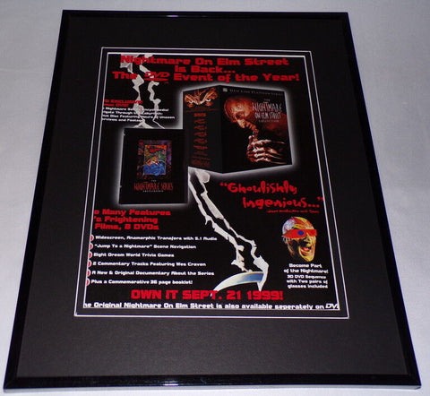 1999 Nightmare on Elm Street Framed 11x14 ORIGINAL Advertisement