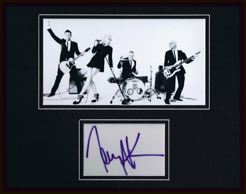 Tony Kanal Signed Framed 11x14 Photo Display No Doubt