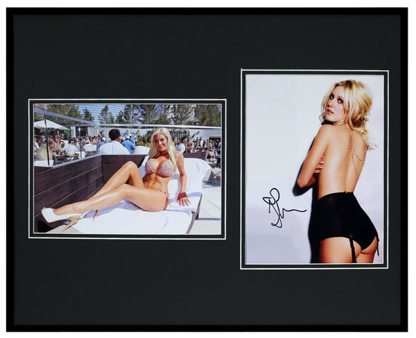 Heidi Montag Signed Framed 16x20 Bikini Photo Set The Hills 