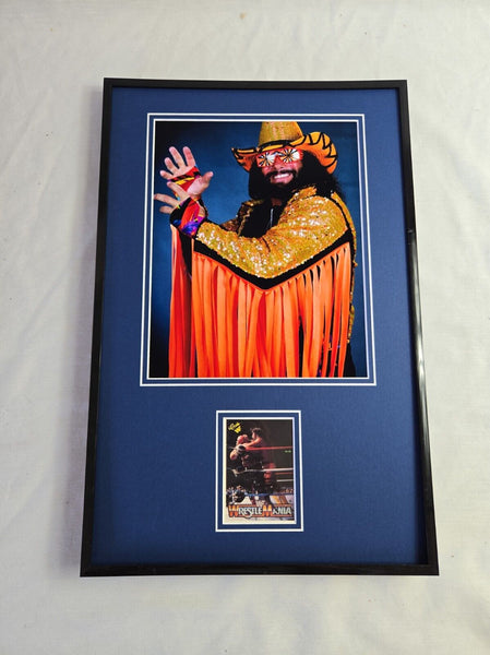 Macho Man Randy Savage Signed Framed 11x17 Photo Display JSA