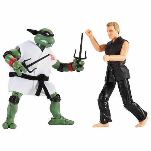 NEW SEALED 2022 TMNT Cobra Kai Raphael vs John Kreese Action Figure 2-Pack