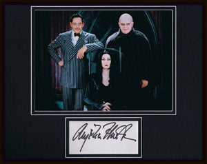 Anjelica Huston Signed Framed 11x14 Photo Display The Addams Family 