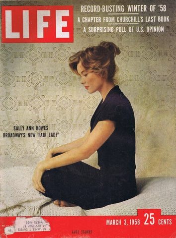 ORIGINAL Vintage Life Magazine March 3 1958 Sally Ann Howes