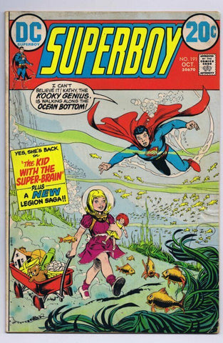 Superboy #191 ORIGINAL Vintage 1972 DC Comics 