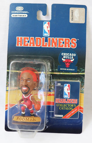 VINTAGE 1996 Corinthian Headliner Dennis Rodman Action Figure Bulls Red Hair