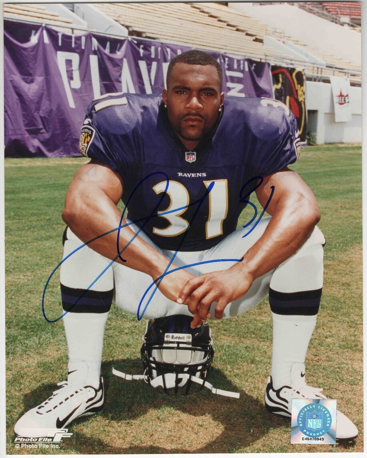 Jamal Lewis Signed 8x10 Photo Ravens