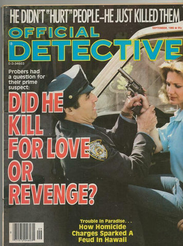 ORIGINAL Vintage Official Detective Stories Magazine Vol 50 #9 Sept 1980 GGA