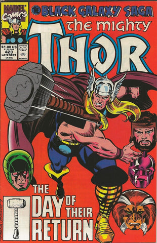 Thor #423 ORIGINAL Vintage 1990 Marvel Comics 