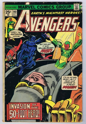 Avengers #140 ORIGINAL Vintage 1975 Marvel Comics Vision Beast Ant Man  