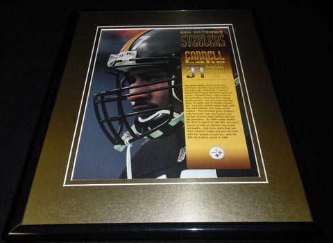 Carnell Lake 1994 Steelers Framed 11x14 Photo Display 