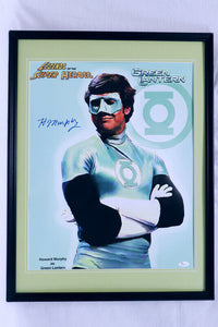 Howard Murphy Signed Framed 18x24 Photo Display JSA Green Lantern