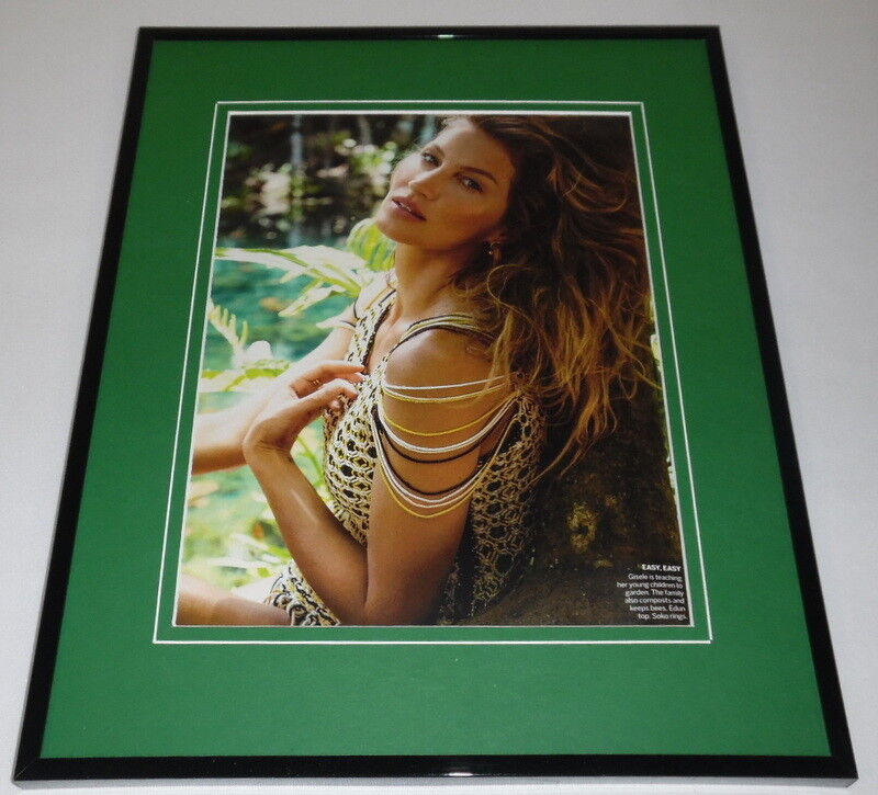 Gisele Bundchen 2018 Framed 11x14 Photo Display 