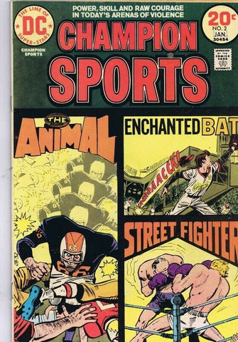 Champion Sports #2 ORIGINAL Vintage 1974 DC Comics 