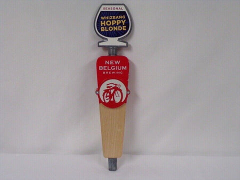 ORIGINAL New Belgium Brewing Whizbang Hoppy Blonde Beer Tap Handle