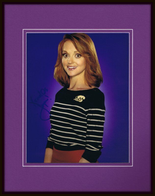 Jayma Mays Signed Framed 11x14 Photo Display AW Glee Smurfs