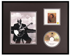 BB King 16x20 Framed Best Of CD & Photo Display