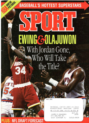 May 1994 Sport Magazine Hakeem Olajuwon Patrick Ewing