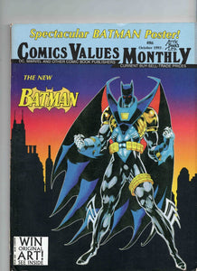 VINTAGE 1993 Comic Values Monthly #86 Attic Books Batman