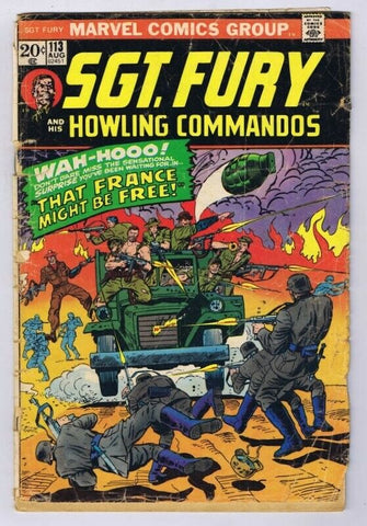 Sgt Fury #113 ORIGINAL Vintage 1973 Marvel Comics 