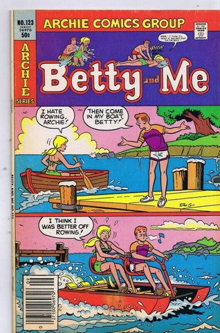 Betty and Me #123 ORIGINAL Vintage 1981 Archie Comics GGA