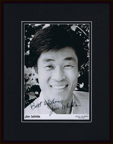 Jim Ishida Signed Framed 11x14 Photo Display Babylon 5