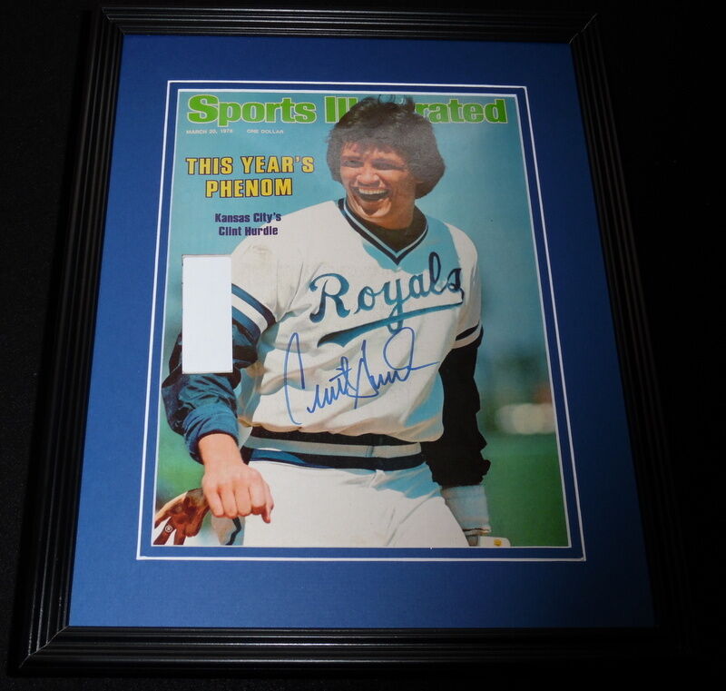 Clint Hurdle Signed Framed 1978 Sports Illustrated Magazine Cover Royals Pirates