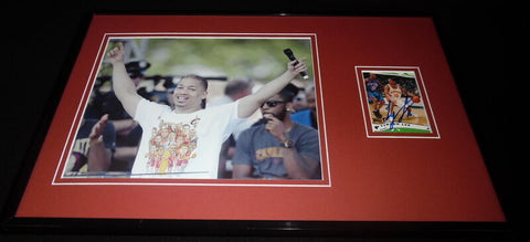 Tyronn Lue Signed Framed 11x17 Photo Display Cavaliers Champs Parade