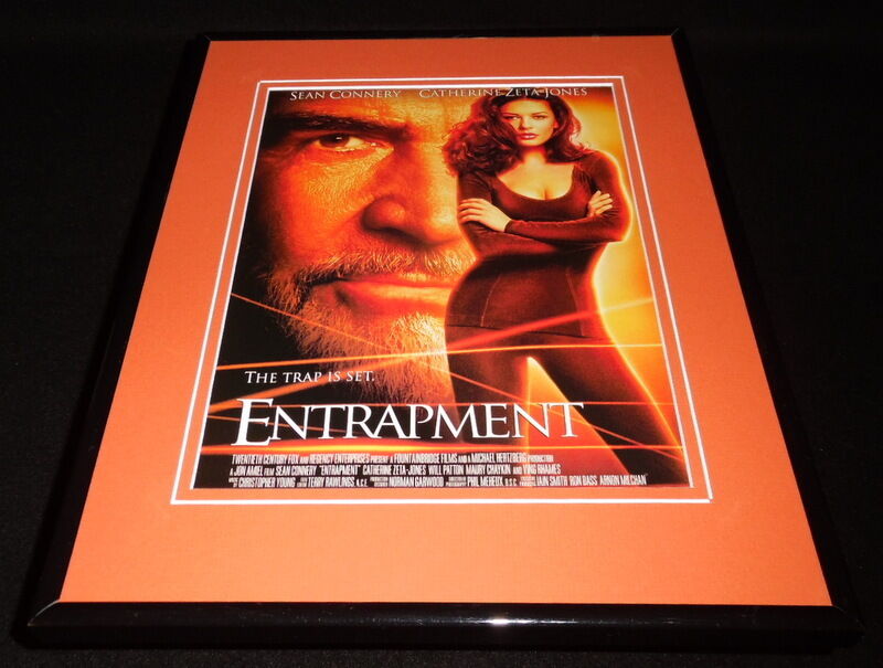 Entrapment 1999 Framed ORIGINAL 11x14 Advertisement Catherine Zeta Jones