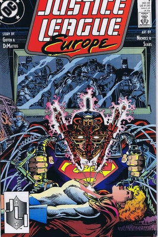 Justice League Europe #9 ORIGINAL Vintage 1990 DC Comics 