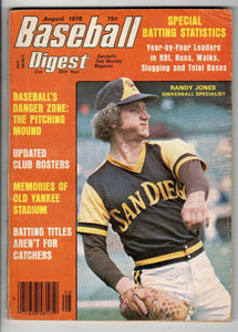 Aug 1976 Baseball Digest Magazine Randy Jones Padres