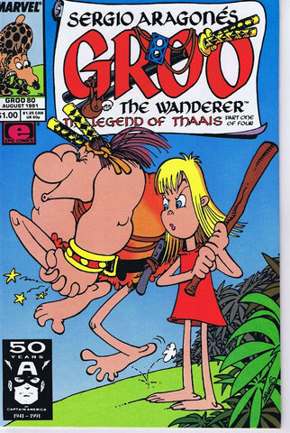 Groo the Wanderer #80 ORIGINAL Vintage 1991 Marvel Comics 