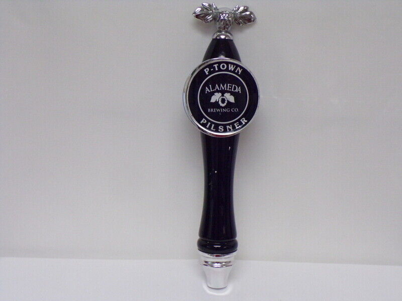 ORIGINAL Alameda P Town Pilsner Beer Tap Handle