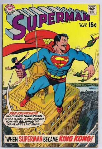 Superman #226 ORIGINAL Vintage 1970 DC Comics 