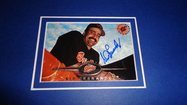 Sid Fernandez Signed Framed 11x17 Photo Display Mets Orioles