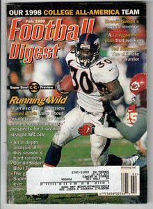 Feb 1999 Football Digest Magazine Terrell Davis Broncos