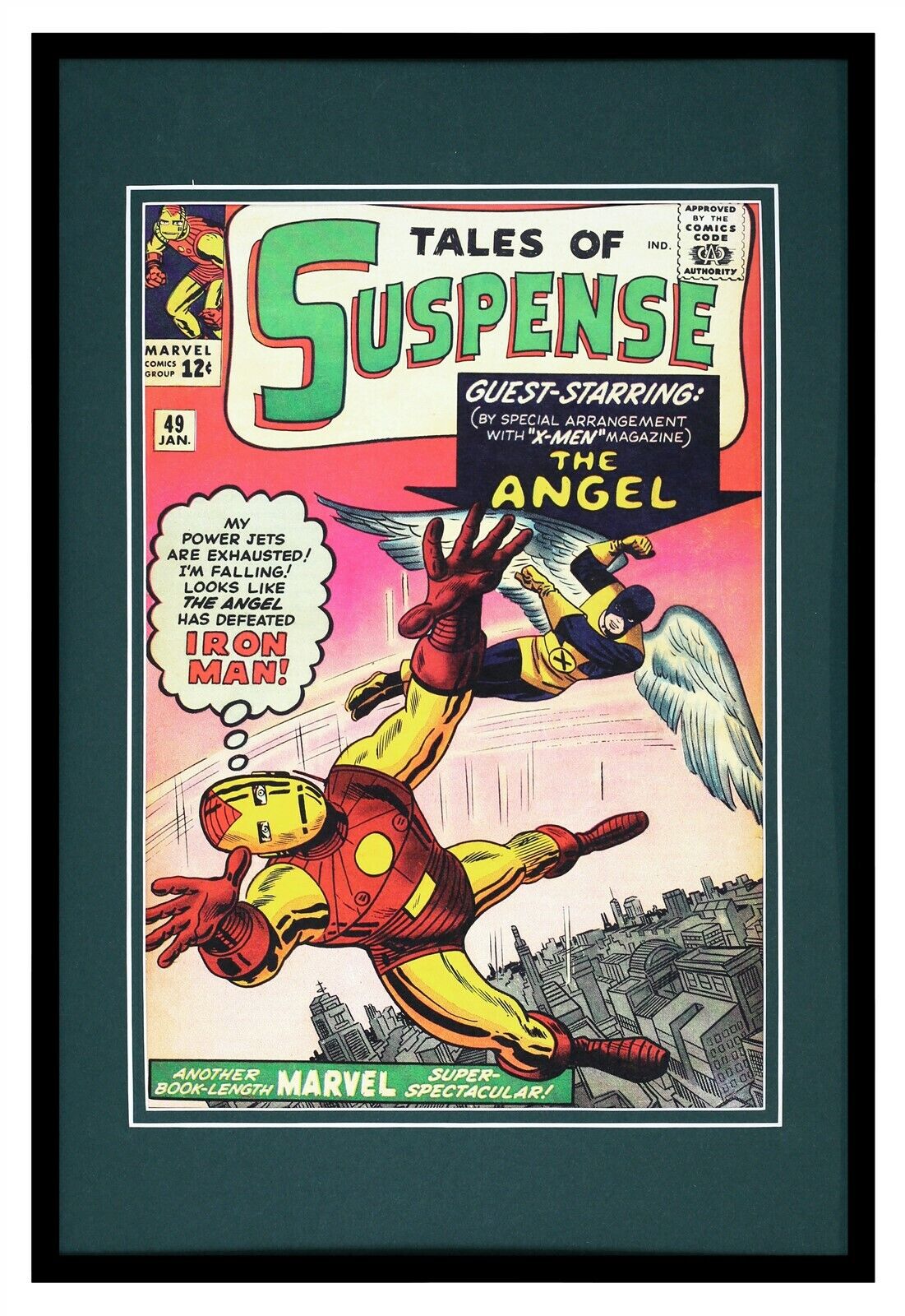 Tales of Suspense #49 Angel Iron Man Framed 12x18 Official Repro Cover Display