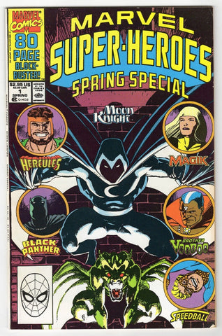 Marvel Super Heroes Spring Special #1 VINTAGE 1990 Moon Knight Jim Lee