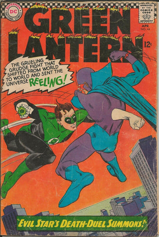 Green Lantern #44 ORIGINAL Vintage 1966 DC Comics 