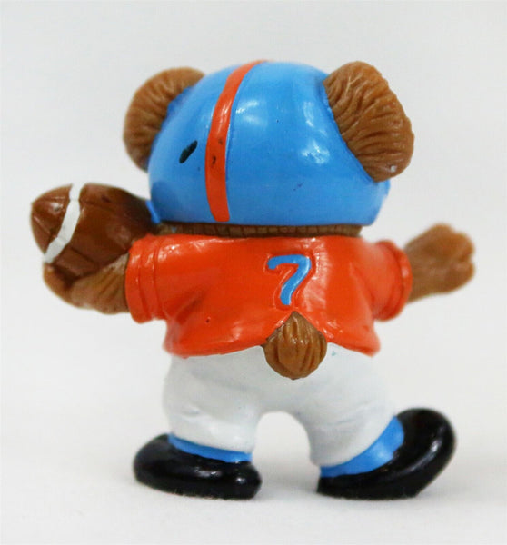 VINTAGE 1984 Gibson Greeting Cards Football Bear Action Figure