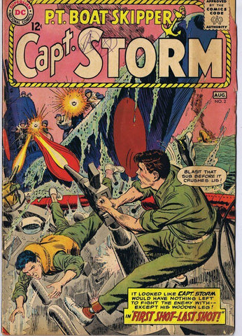 Captain Storm #2 ORIGINAL Vintage 1964 DC Comics 