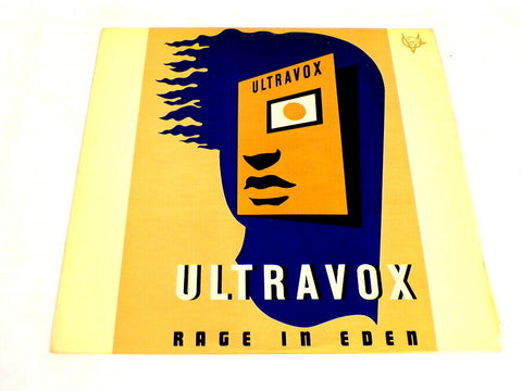 1981 Ultravox Rage in Eden LP Vinyl Record Album CHR 1338