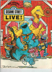 VINTATE 1982 Sesame Street Live Program Bob Shipstad