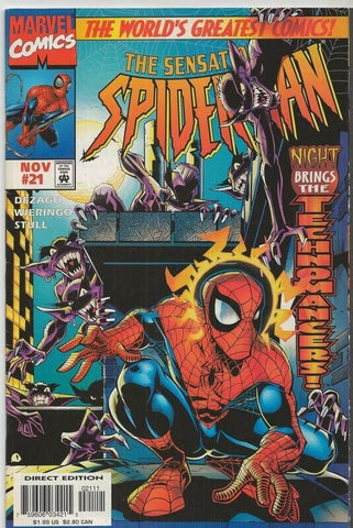 Sensational Spider-Man #21 ORIGINAL Vintage 1997 Marvel Comics 