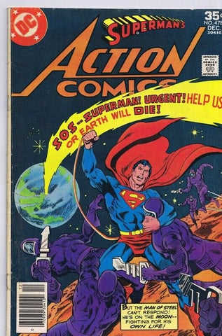 Action Comics #478 ORIGINAL Vintage 1977 DC Comics Superman