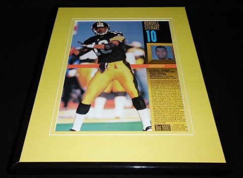 Kordell Stewart 1997 Steelers Framed 11x14 Photo Display 